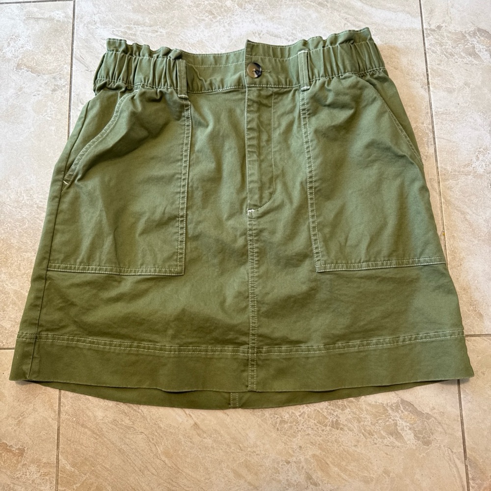 Stylish Olive Mini Skirt